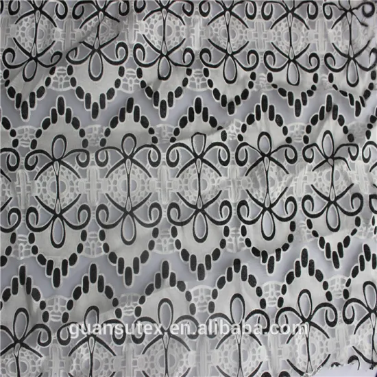 New fashion high quality african french lace fabric for dresses