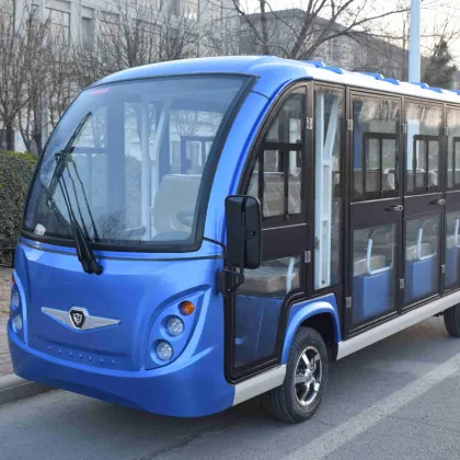 11-seat four-row electric sightseeing car