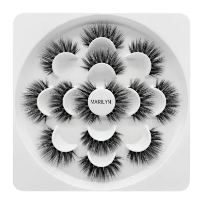 Custom natural fake eyelashes false eyelashes lashes