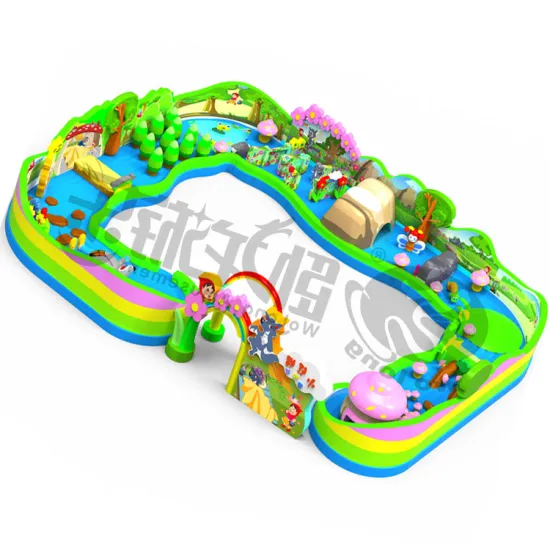 new PVC large inflatable obstacle course for kids and aduts