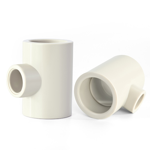 PVDF Pemasangan Paip Soket Fusion Reducing Tee