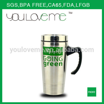 newest design 450ml double wall travel mug
