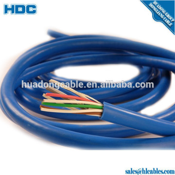 0.6/1KV XLPE insulation ROV-K 2X4mm2 shield cable flexible copper conductor PVC sheath