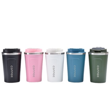 Tazza da viaggio isolata a vuoto a doppio pareggio personalizzato (380 ml-500ml) con logo