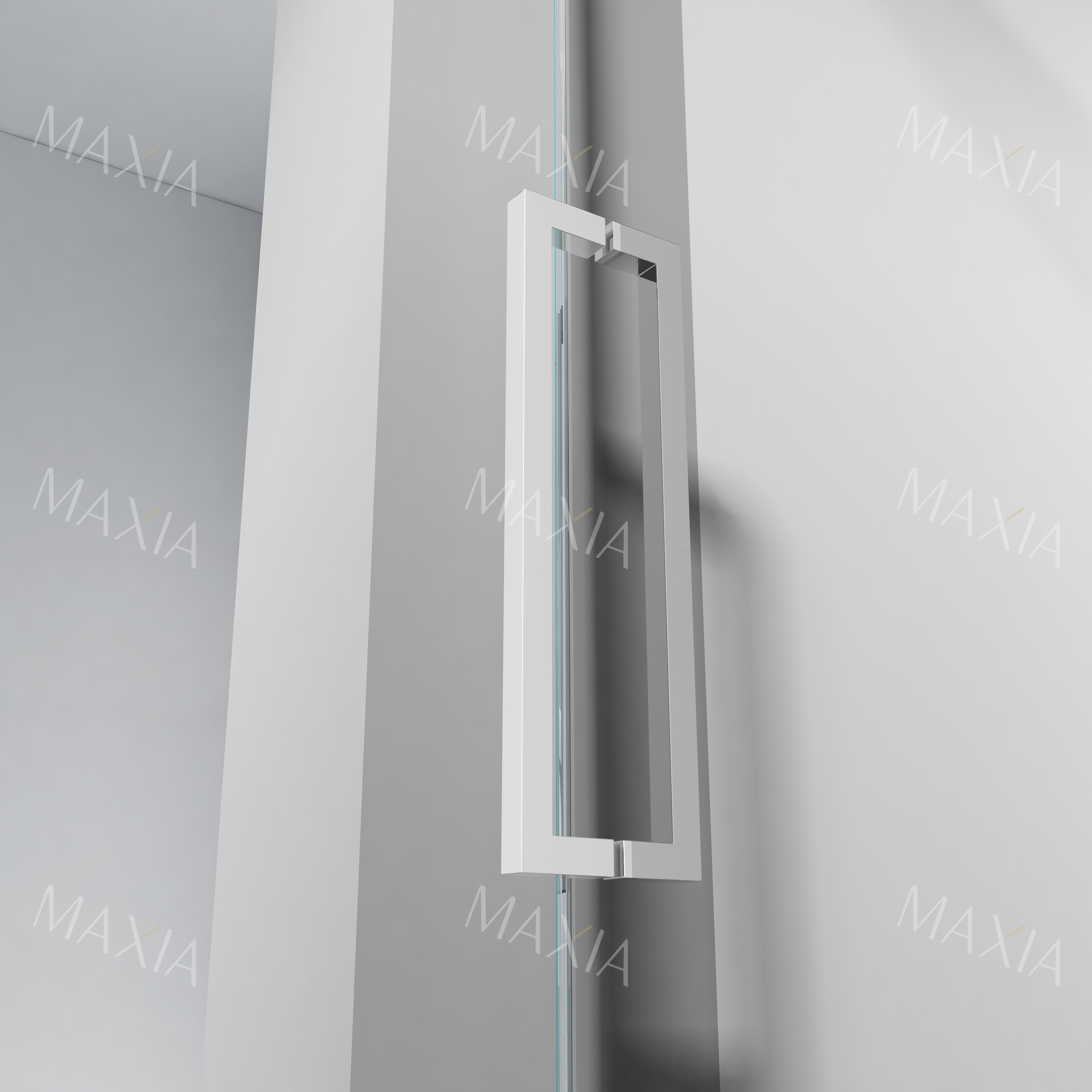 Черная квадратная масляная душевая комната