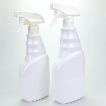 home cleaning car washing plastic clear white 23oz trigger spray bottle