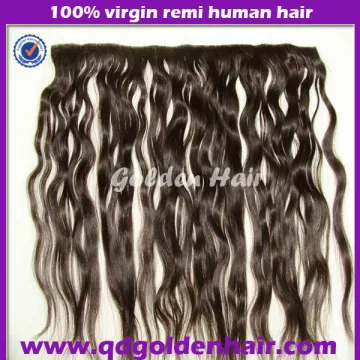 Golden Hair 100% Unprocessed Virgin Remi Hair Super Quality Human Hair Skin Weft
