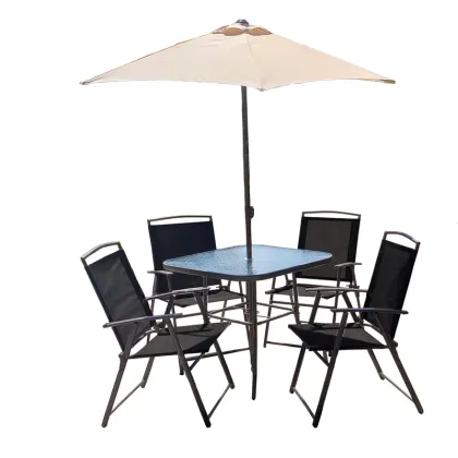 ODM And OEM All Weather Metal Outdoor Table and Chair Outdoor Dining Sets