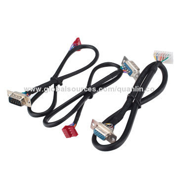 DB9P Male to Molex Connector and DB15P Female to Molex Connector Cable Assembly