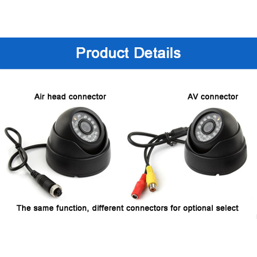 Super shockproof car camera hemisphere type AHD