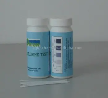 Chlorine test strips( test paper, water test, aqua check)