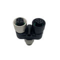 M12 5 pin hombre a conector femenino