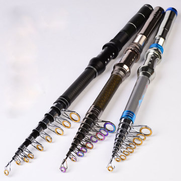 Factory Direct Carbon Fishing Rods - Long Casting 3 Color Options 1.8m-3.0m Spinning & Baitcast Rods