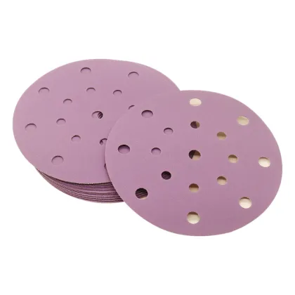 Purple Dry Wet Sanding Discs Ceramic Sanding Disc