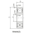 Deep Groove Kugellager SS6307