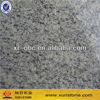 Light Santa Cecilia granite floor tile & big slab for kitchen top