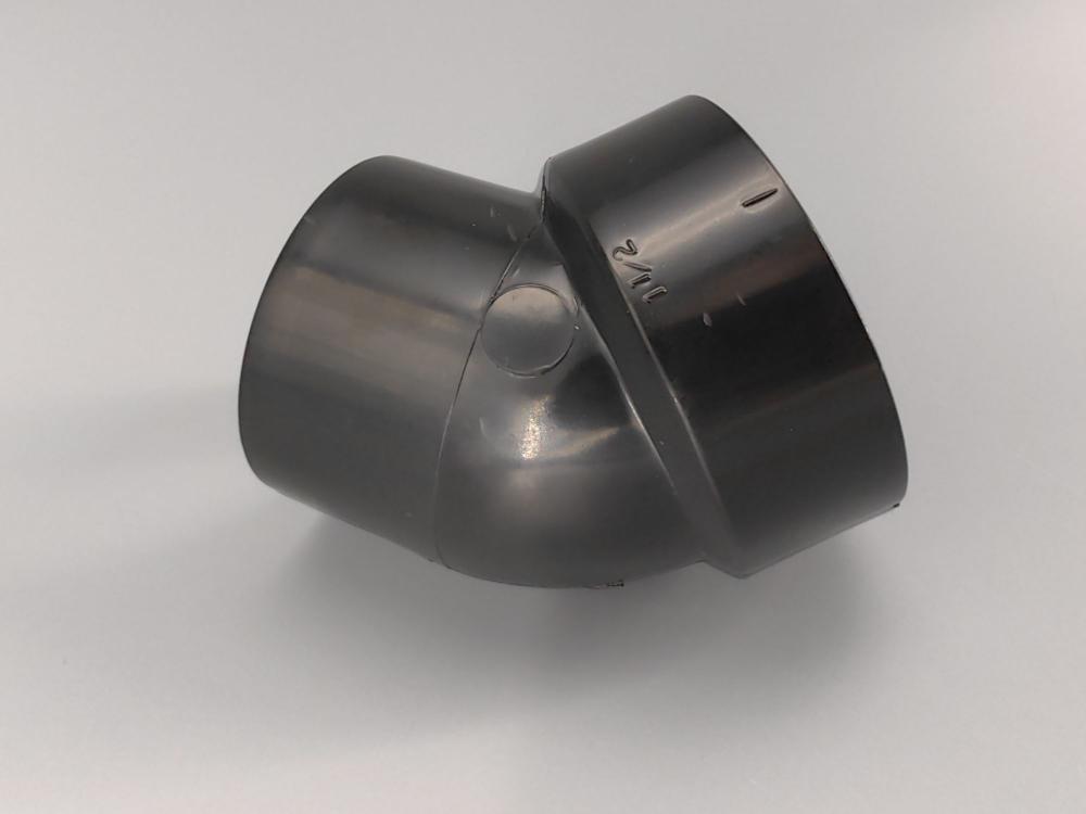 ABS 1.5 inch 45 SHORT TURN STREET ELBOW