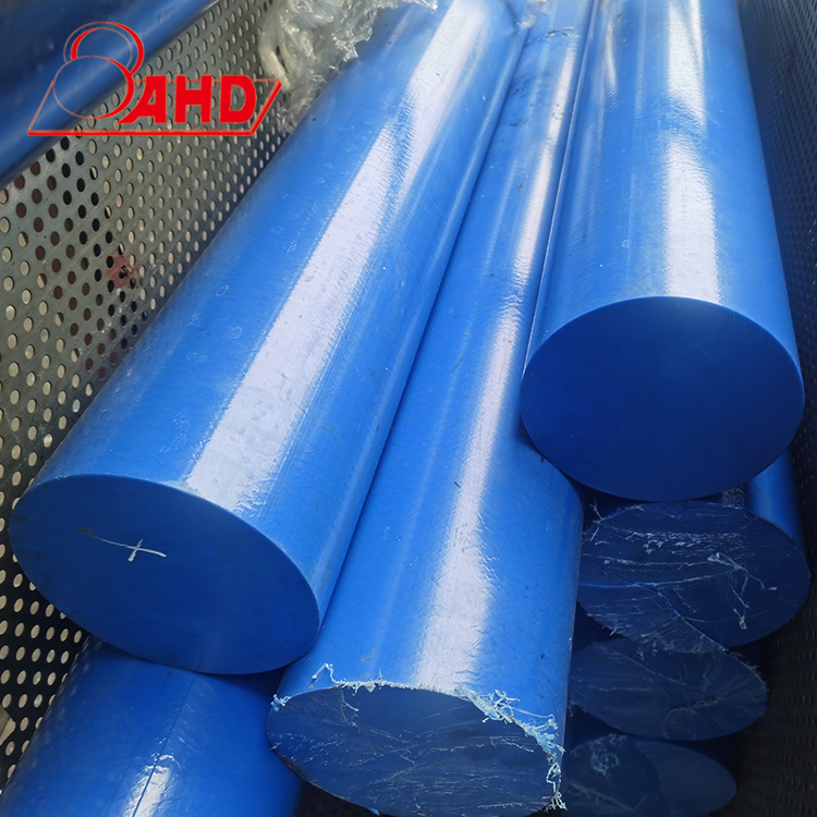 အပြာရောင် Polyamide Pa6 Bar နိုင်လွန်ပလပ်စတစ် Pa6 လှံတံ