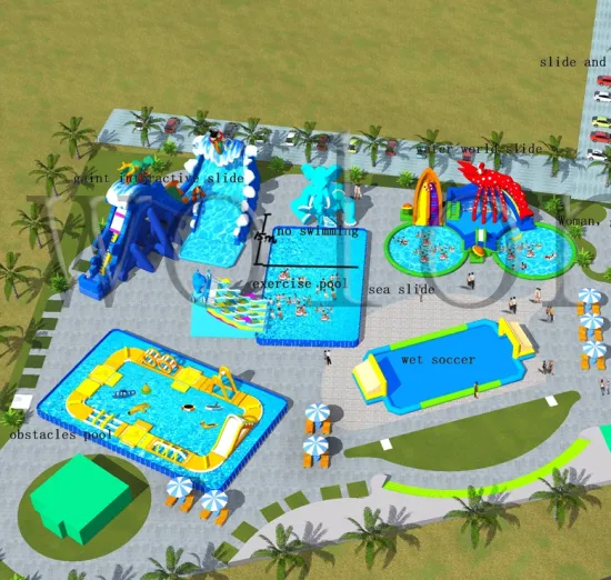 Outdoor Toys Giant mobile portable water park
