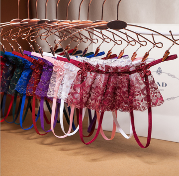Private Label 10 Color Lace Mini Thong Panties for Women