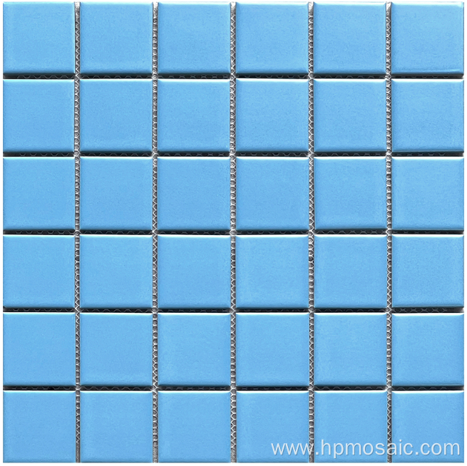 Ceramic mosaic tile for swimming pools