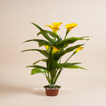 artificial common callalily bonsai calla for indoor decoration