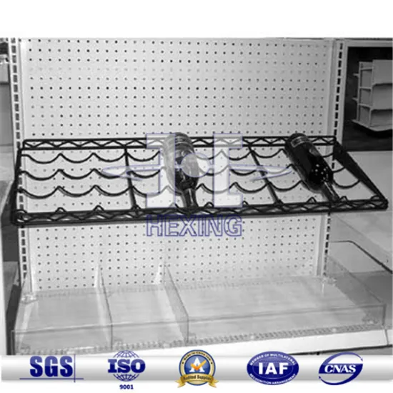 Wall hanging metal wire wine rack