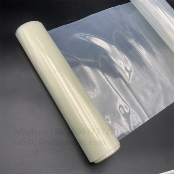 Transparent PVC shrink film, tubular film, stretch film