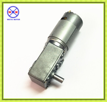 Little backlash high torque quiet on load speed 10rpm dc 24v worm gear motor