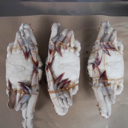 New selling frozen ghost cut crab big size Frozen Crab raw material block in stock