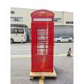Exquisite Metal Photo Booth Outdoor Events Decoration Backdrop Custom London Telephone Booth