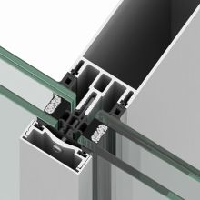 Innovative Semi-Hidden Frame Glass Curtain Wall