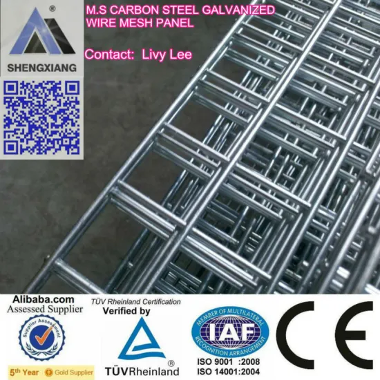 1'' M.S CARBON STEEL GALVANIZED WIRE MESH PANEL