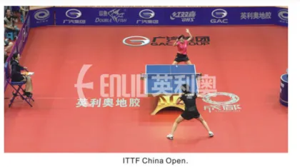 High end ITTF Table Tennis Flooring 7.0mm Pro