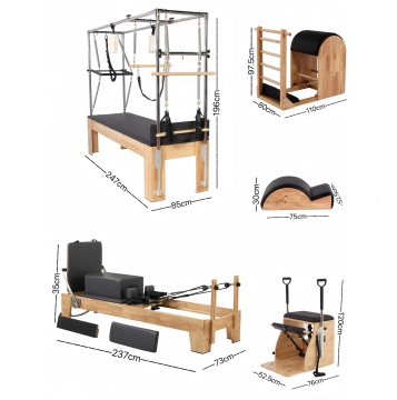 Hot Sell Fitness Pilates Reformer for Pro Studio Home Workouts and Body Shaping