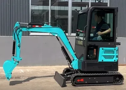 1 Ton Mini Crawler Digger with Kubota Engine for Farms