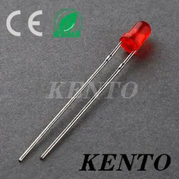 Long feet Round Red 3mm Ultra bright LED Diode