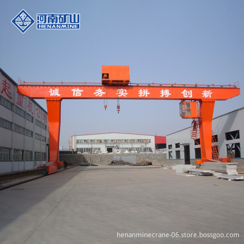 Hot Sale High-Tech Cabin-Controlled Single Beam L-Type Trolley Gantry Crane
