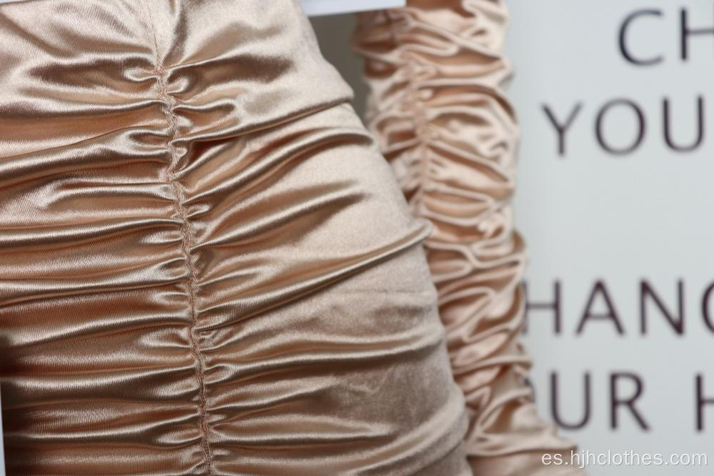 Traje de tela de mancha de mujer de último diseño