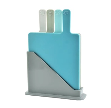 4-PC Luxury PP Plastic Cutting Board Set - Fast Delivery