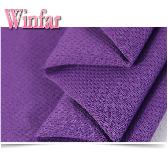 Wicking Knit Polyester Mesh Bird Eye Knit Fabric