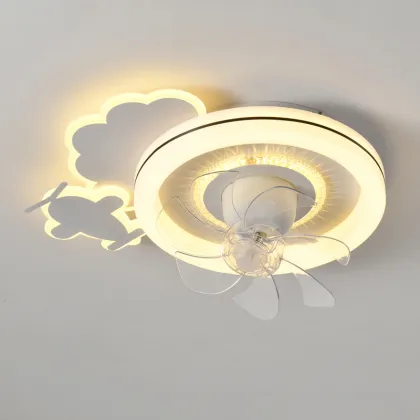 Cute Ceiling Fan Light for Children's Bedroom