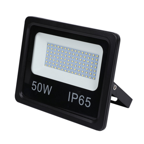 Easy-to-install outdoor industrial floodlights