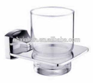 Chrome plating toothbrush holder,wall mounted bathroom cup holder