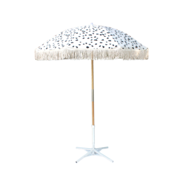 Boho Beach Umbrella with Fringe and Tassels: Your Ultimate Beach Companion