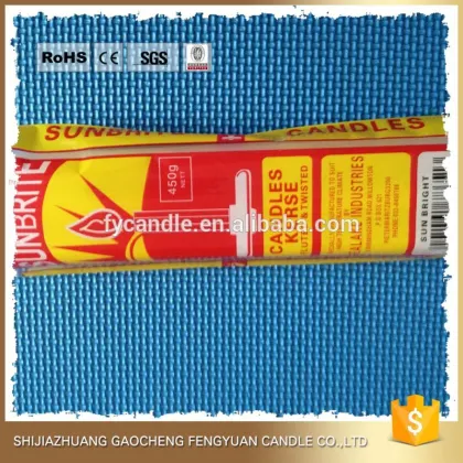 wax crystal white fluted candle velas branca