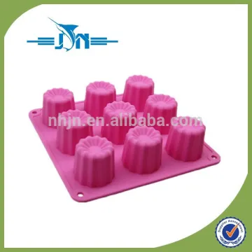 Flower shape silicone cupcake mold Baking cake mold