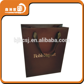 new brown luxury custom printed paper bags