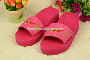 Wholesale stocks slippers ladies high heel shoes without finger slipper