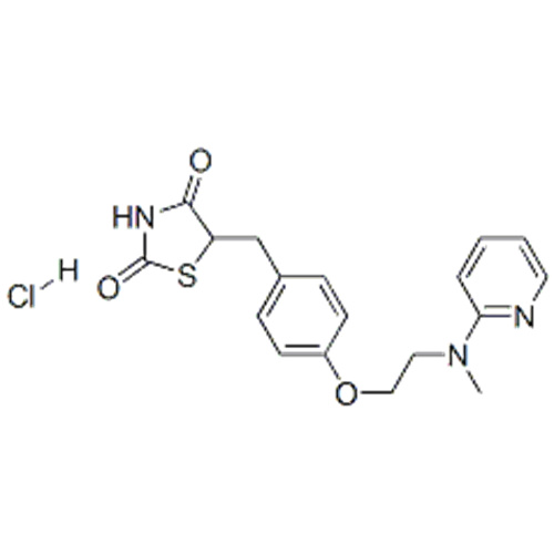Clorhidrato de rosiglitazona CAS 302543-62-0